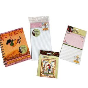Mary Engelbreit Stationery Lot Magnetic List Pad Sticky Notes Magnet NEW Vtg